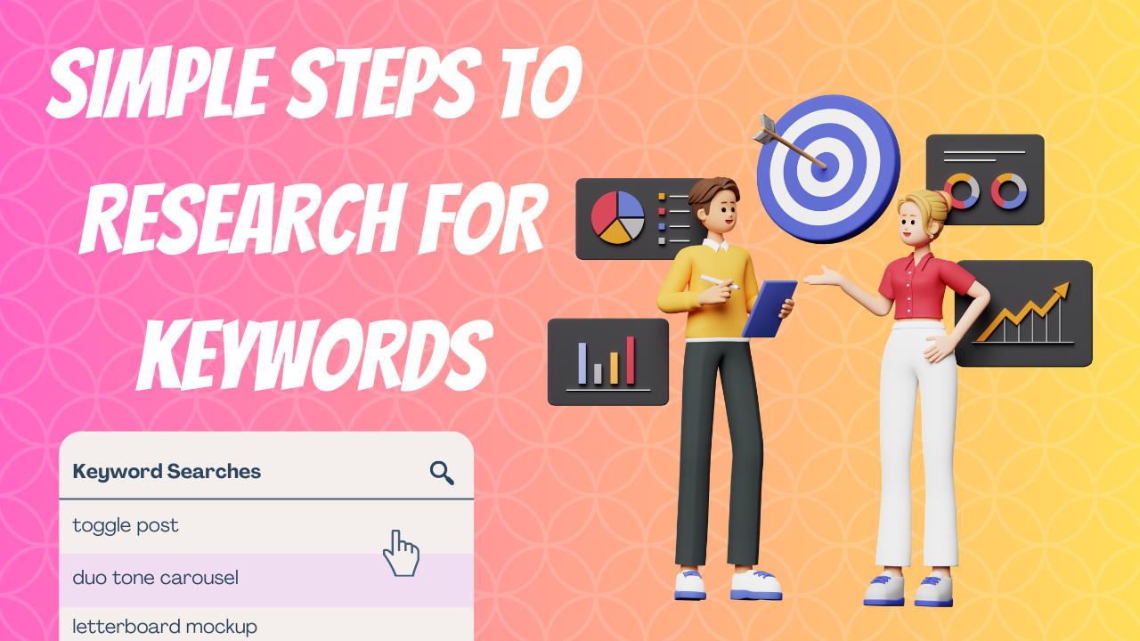 learn 3 simple steps to do keyword research for SEO